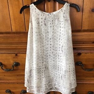 Snakeskin Pattern Top